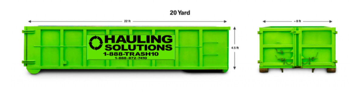 20 yard Dumpster Rental