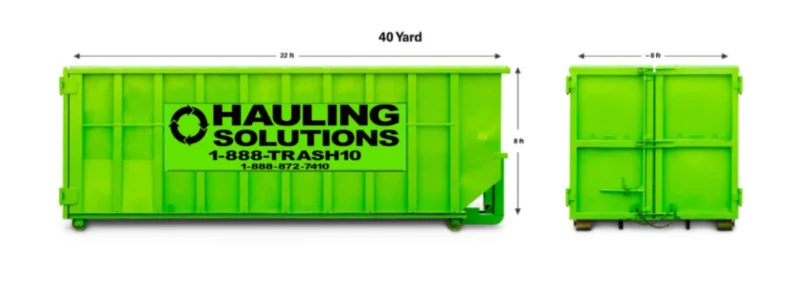 40-yard dumpster rental